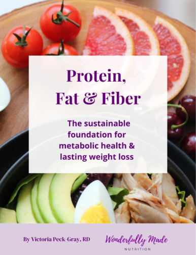 Free Protein, Fat, and Fiber Guide for balanced blood sugar and weight loss